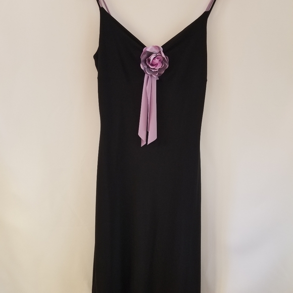 NICHE USA Spaghetti Strap Dress - Black Lavender - Picture 2 of 9